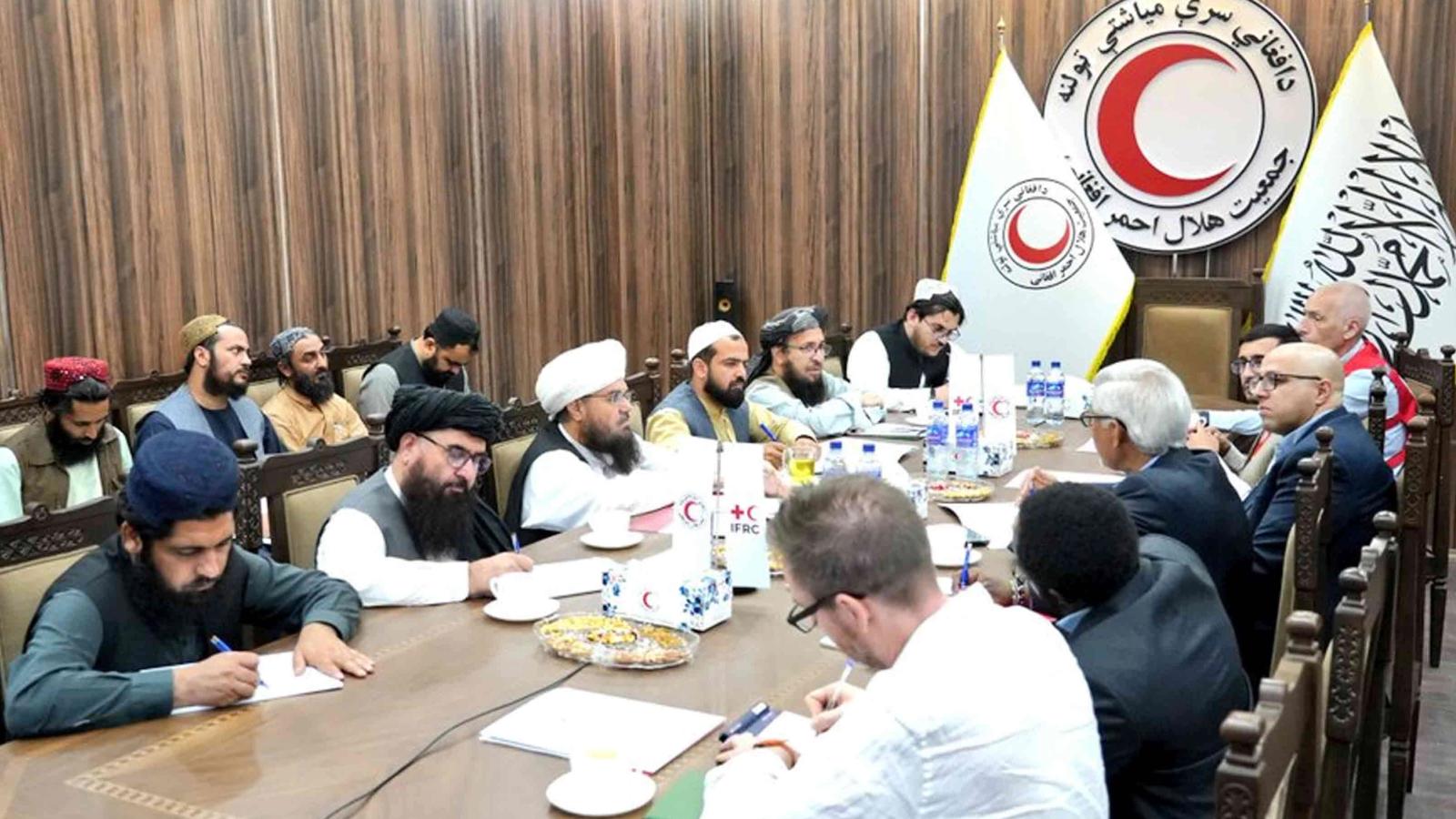 Red Cross and Red Crescent Officials Arrive in Kabul