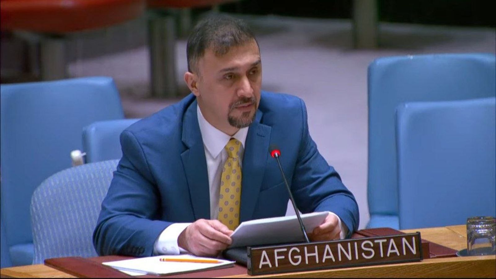 Afghan UN Envoy Calls for Inclusive Political Dialogues to Achieve Peace