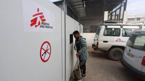 Doctors Without Borders suspends non-essential activities at Nasser Hospital in Gaza