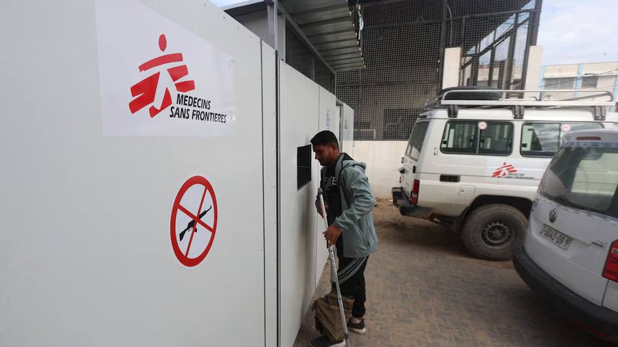 Doctors Without Borders suspends non-essential activities at Nasser Hospital in Gaza