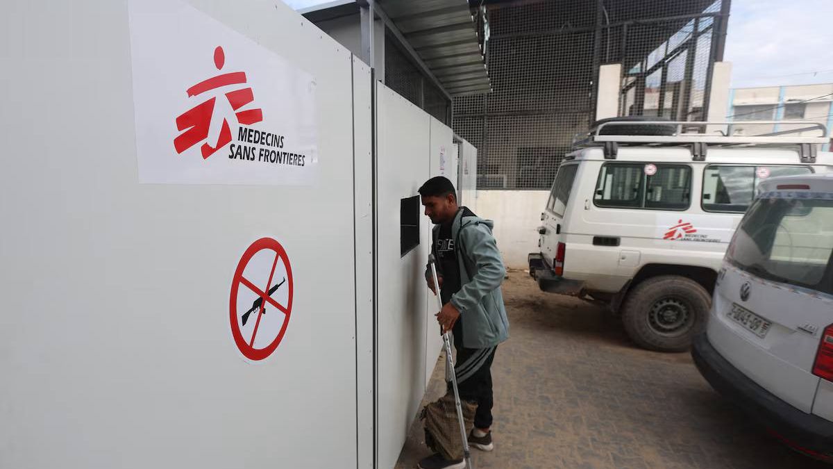 Doctors Without Borders suspends non-essential activities at Nasser Hospital in Gaza