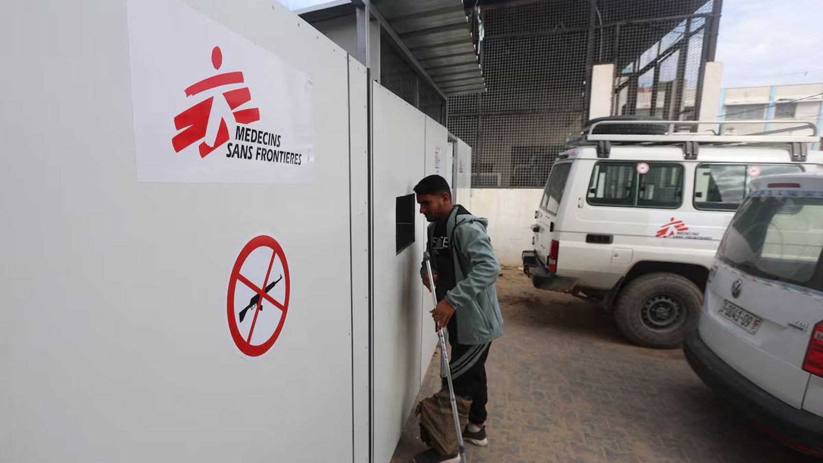 Doctors Without Borders suspends non-essential activities at Nasser Hospital in Gaza