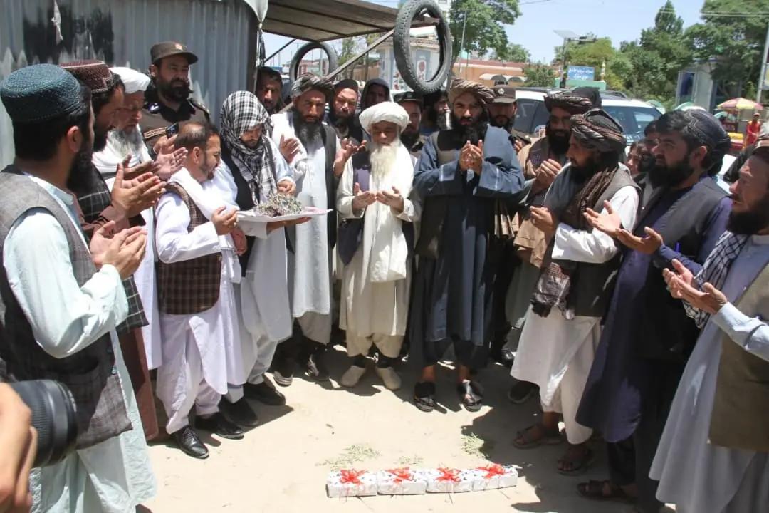 Ghazni municipality begins construction of four-kilometer paved road project