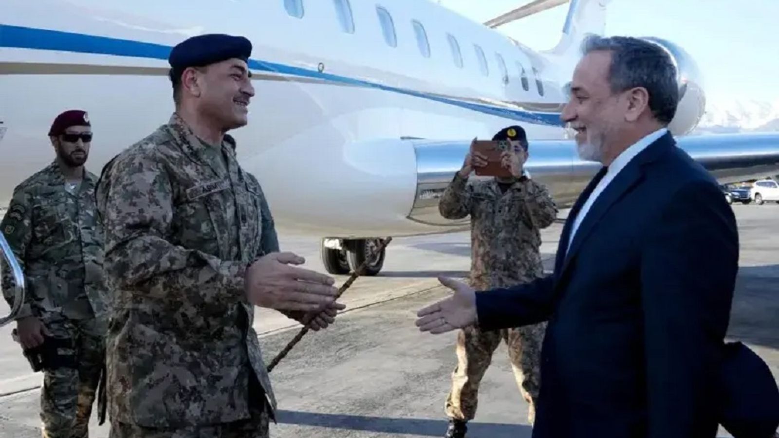 Pakistan Army Chief Asim Munir Meets Iran's Foreign Minister in Tehran