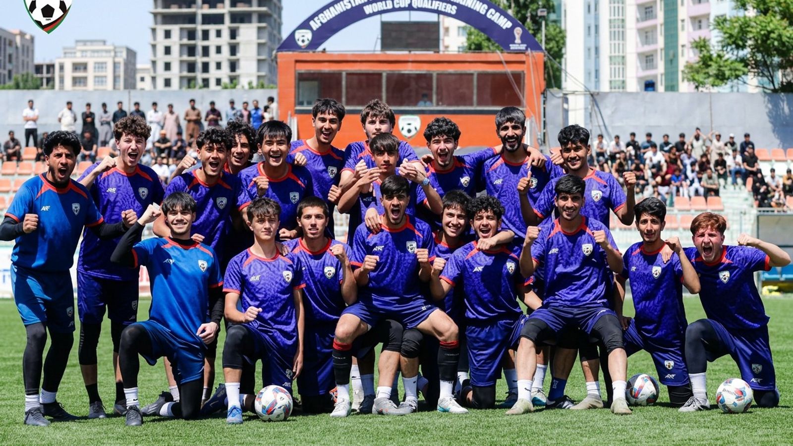 Afghanistan U-20 Football Team Departs for CAFA Championship in Tajikistan