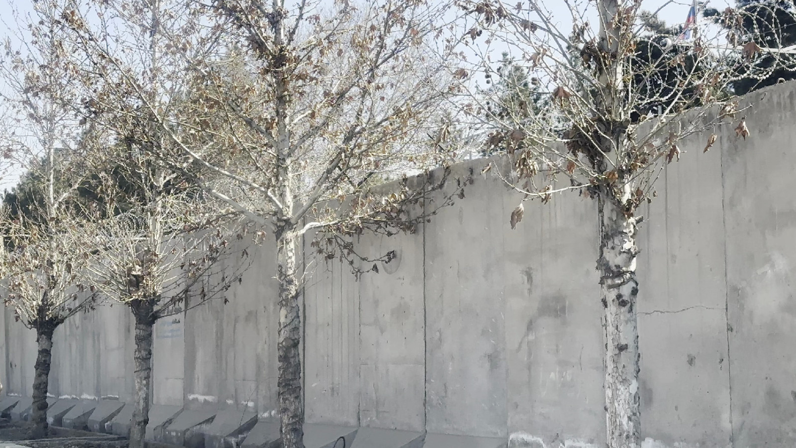 Kabul Residents Demand Removal of Concrete Barriers Around Russian Embassy