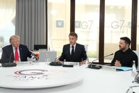 Zelensky Holds Post-G7 Talks With Trump, Macron on Ukraine Defense