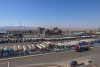 Congestion of Iranian cargo trucks continues at Dogharoun border on Afghan side