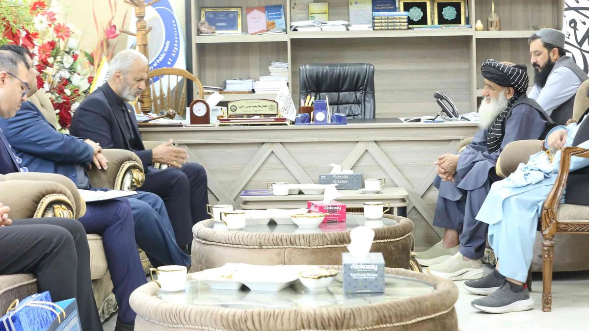 Afghan Public Works Minister, Iranian Ambassador Discuss Infrastructure and Trade at Mile 78