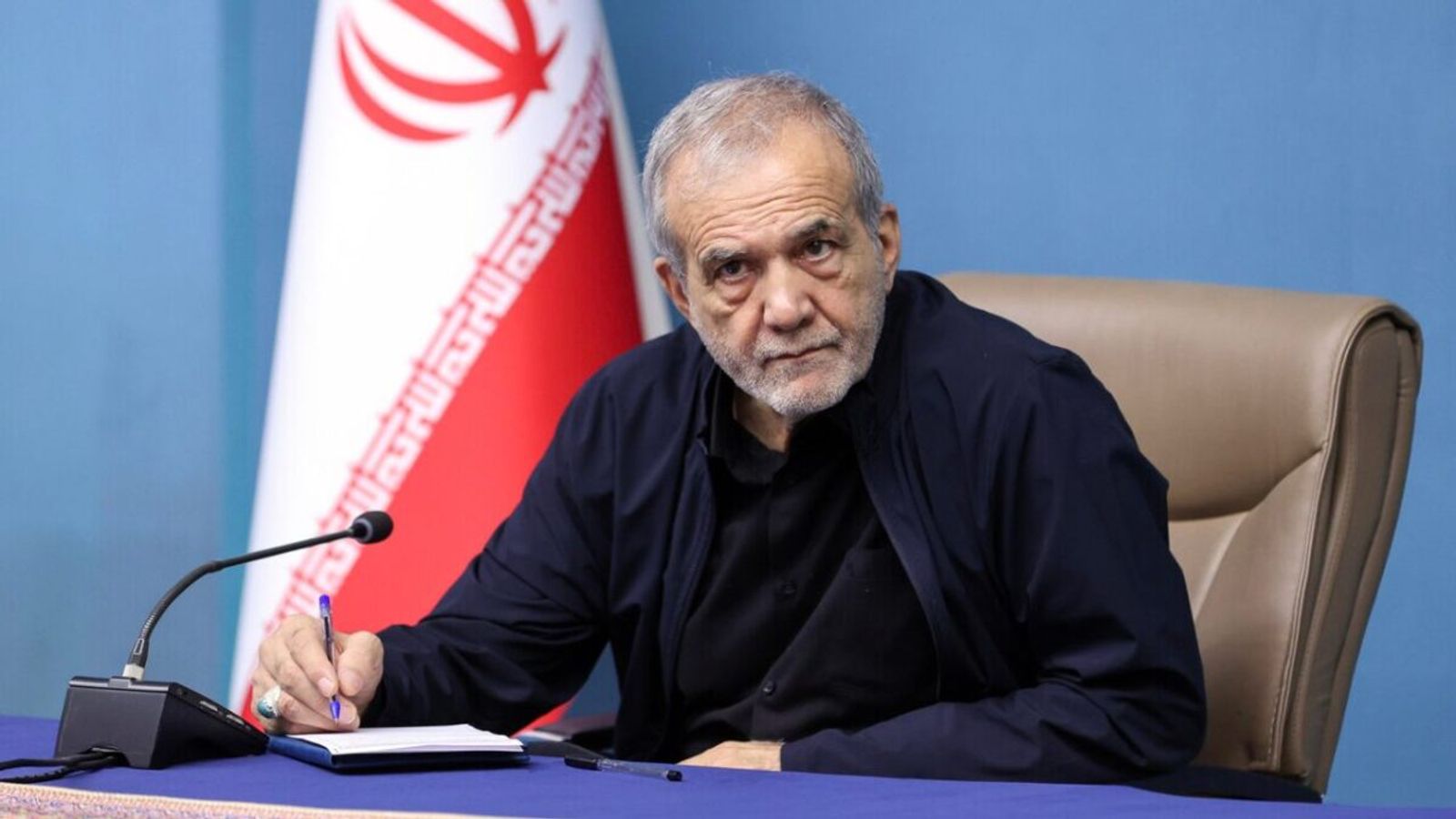 Iranian President Pezeshkian Says Iran Has Will to End War with Israel, US if Guarantees Provided