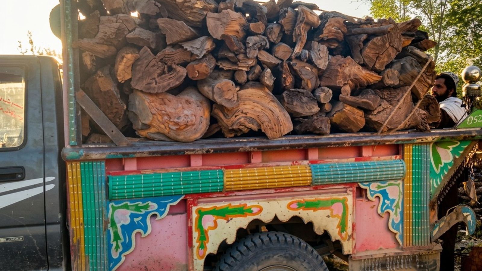 Paktika Authorities Seize Vehicles in Illegal Wood Smuggling Crackdown