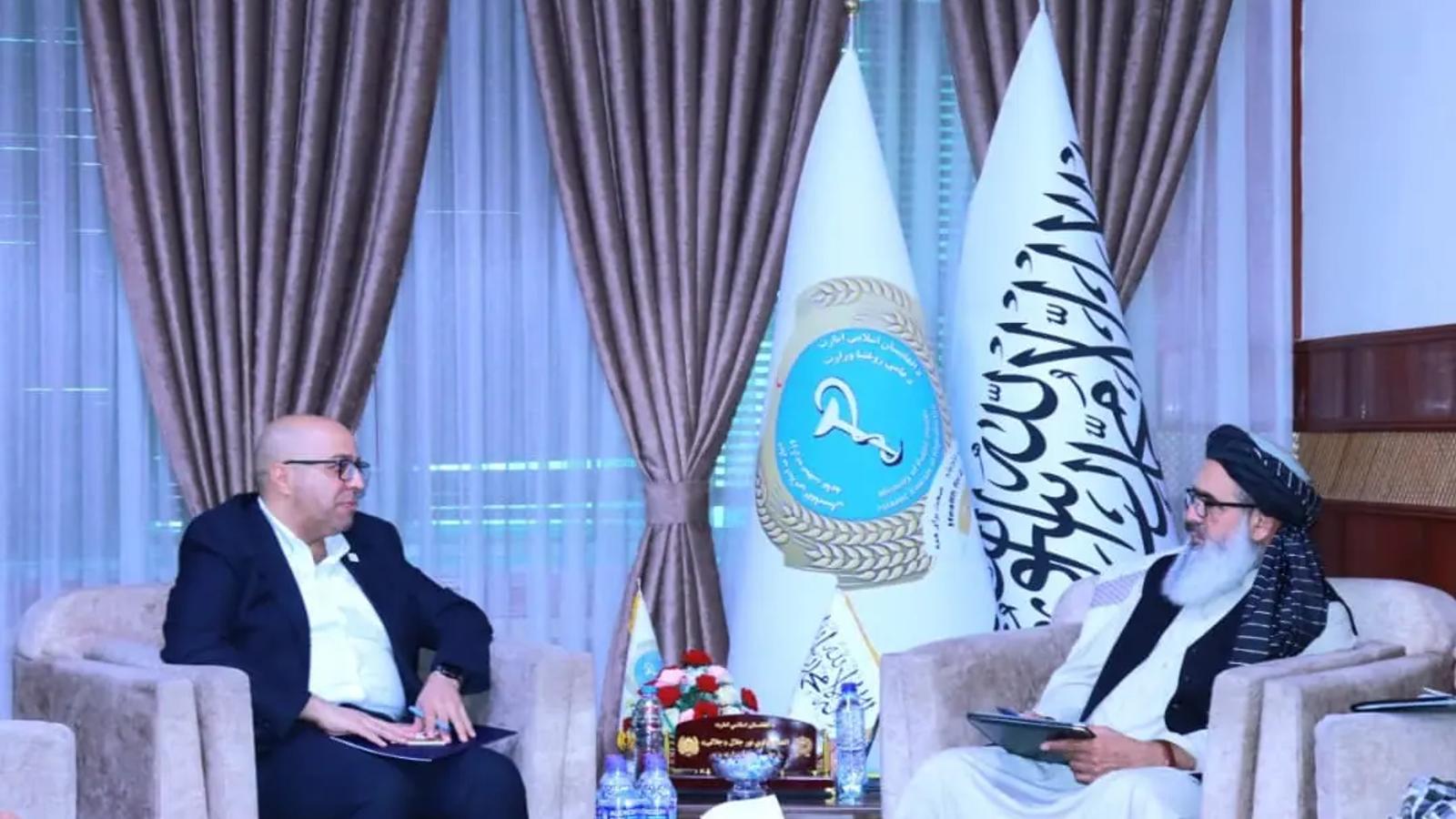 Public Health Minister of Islamic Emirate Meets International Federation President