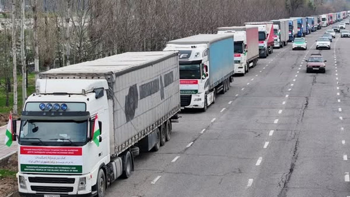 Tajikistan Sends 3,610 Tonnes of Humanitarian Aid to Iran Amid Conflict with U.S., Israel