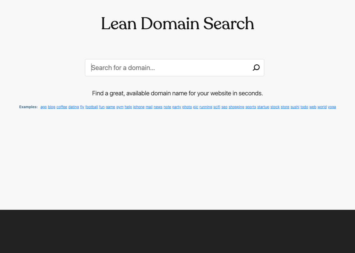 Lean Domain Search的封面