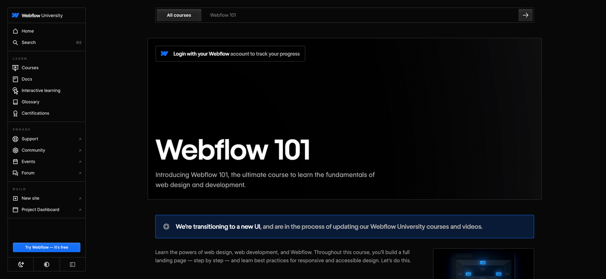 Webflow 101