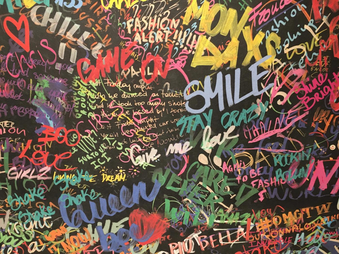 Colorful word grafitti