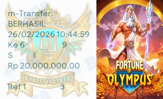 BUKTI JACKPOT DYNASTY4DTOTO
