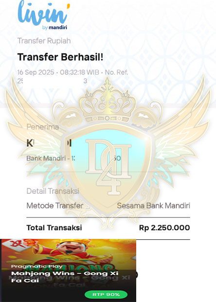 BUKTI JACKPOT DYNASTY4DTOTO
