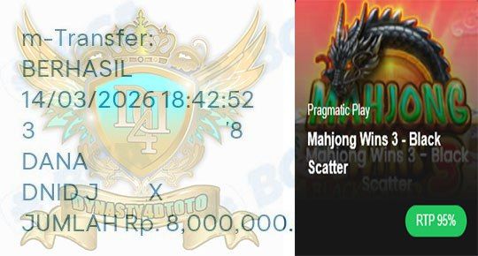 BUKTI JACKPOT DYNASTY4DTOTO