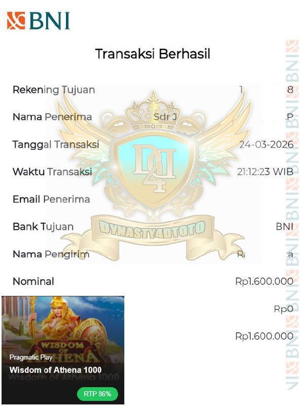 BUKTI JACKPOT DYNASTY4DTOTO