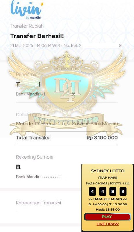 BUKTI JACKPOT DYNASTY4DTOTO