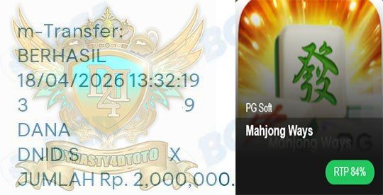 BUKTI JACKPOT DYNASTY4DTOTO