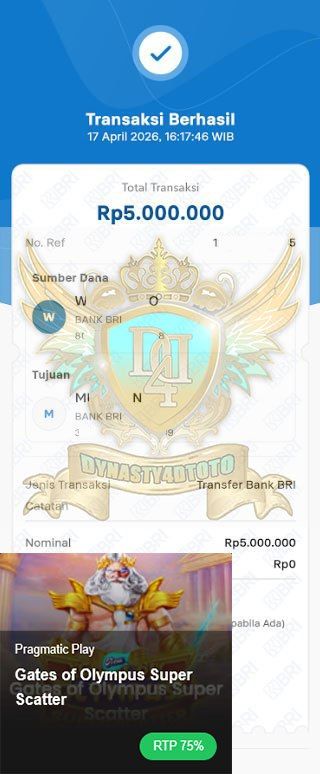 BUKTI JACKPOT DYNASTY4DTOTO