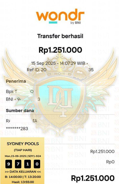 BUKTI JACKPOT DYNASTY4DTOTO