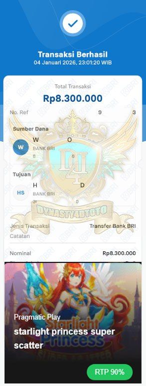 BUKTI JACKPOT DYNASTY4DTOTO