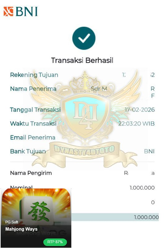 BUKTI JACKPOT DYNASTY4DTOTO