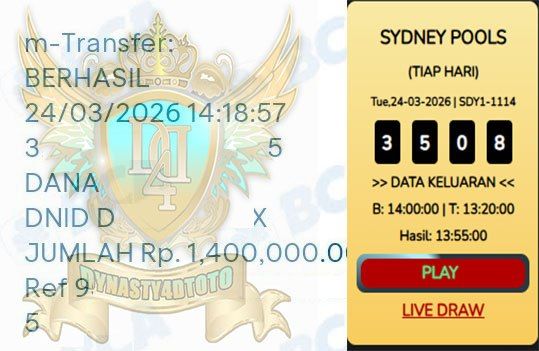 BUKTI JACKPOT DYNASTY4DTOTO