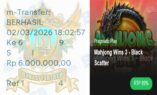 BUKTI JACKPOT DYNASTY4DTOTO