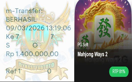 BUKTI JACKPOT DYNASTY4DTOTO