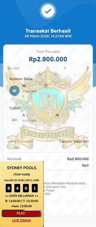 BUKTI JACKPOT DYNASTY4DTOTO