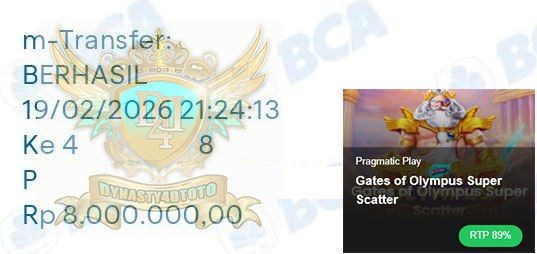 BUKTI JACKPOT DYNASTY4DTOTO