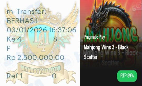 BUKTI JACKPOT DYNASTY4DTOTO