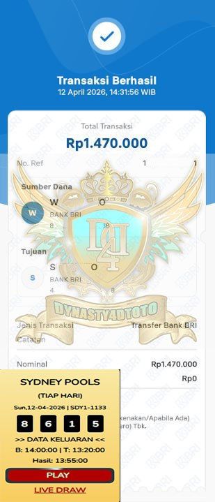 BUKTI JACKPOT DYNASTY4DTOTO