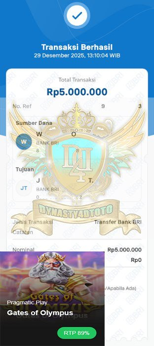 BUKTI JACKPOT DYNASTY4DTOTO