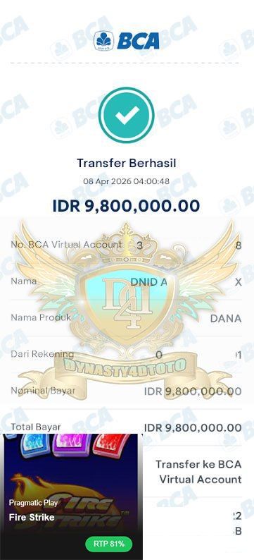 BUKTI JACKPOT DYNASTY4DTOTO
