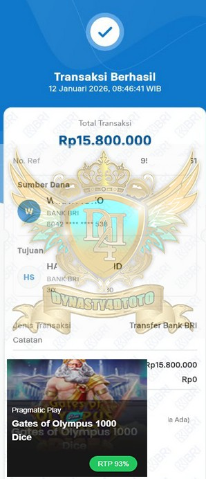 BUKTI JACKPOT DYNASTY4DTOTO