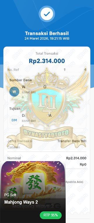 BUKTI JACKPOT DYNASTY4DTOTO