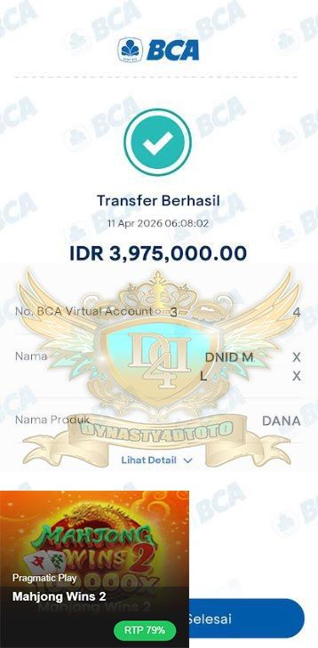 BUKTI JACKPOT DYNASTY4DTOTO