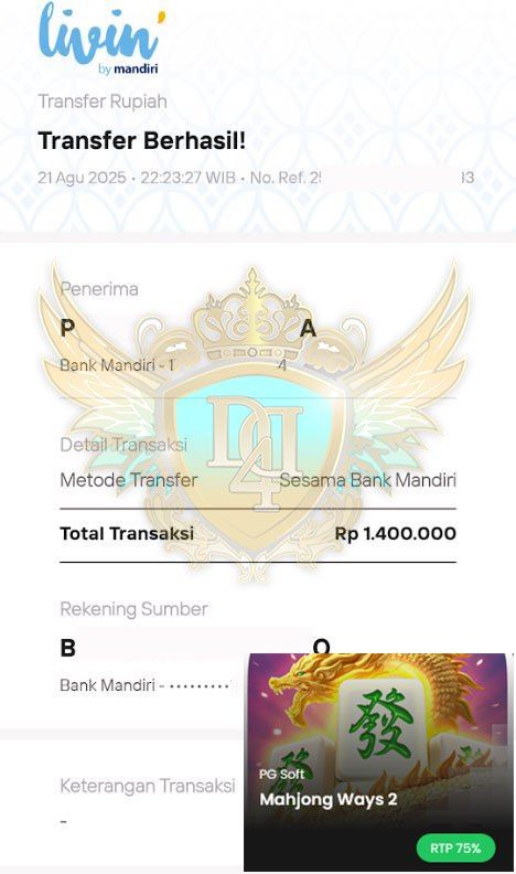 BUKTI JACKPOT DYNASTY4DTOTO