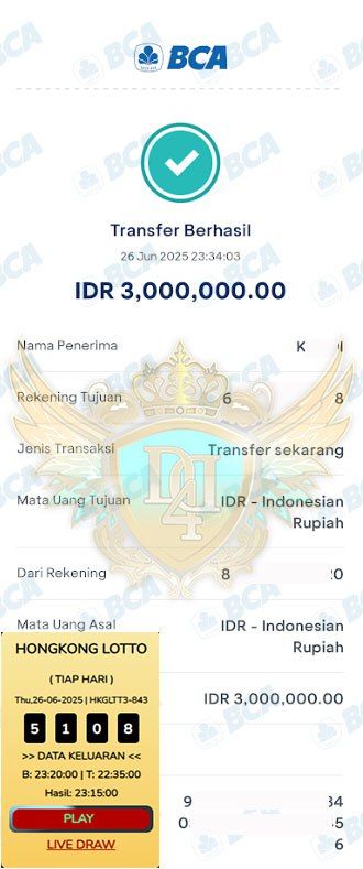 BUKTI JACKPOT DYNASTY4DTOTO