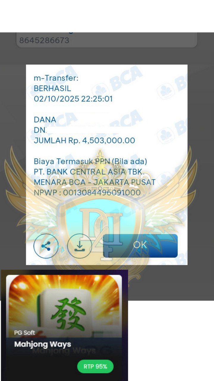 BUKTI JACKPOT DYNASTY4DTOTO