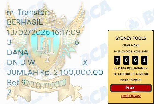 BUKTI JACKPOT DYNASTY4DTOTO