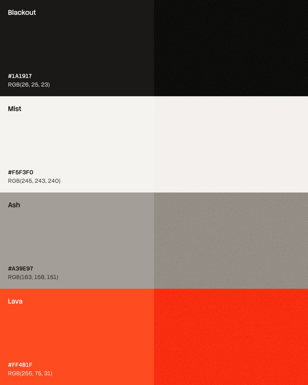 PENTA colour palette