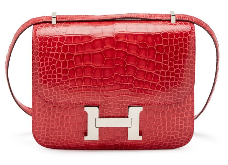 Mini Constance 18 in Crocodile Porosus 
