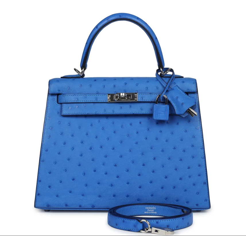 Kelly Sellier 25 in Ostrich