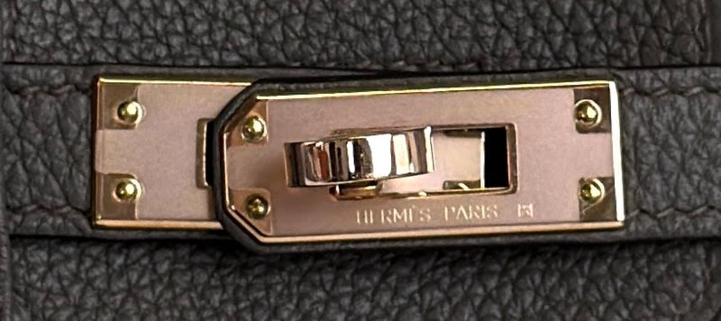 Rose gold hardware